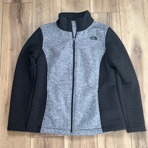 The North Face Charcoal and Heather Gray Fleece